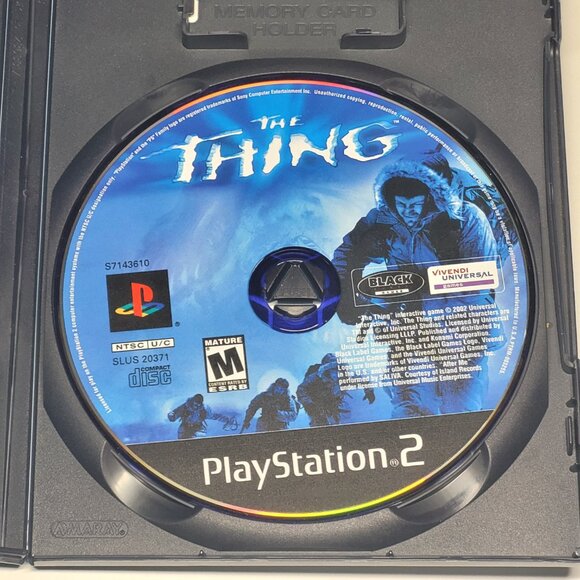 The Thing Playstation 2 PS2 complete cib video game survival horror - Picture 3 of 6